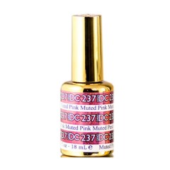 DND DC Gel #237 Muted Pink Mermaid, 0.5 fl oz