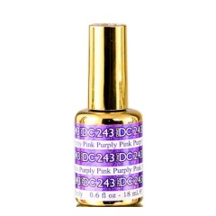 DND DC Gel #243 Purply Pink Mermaid, 0.5 fl oz