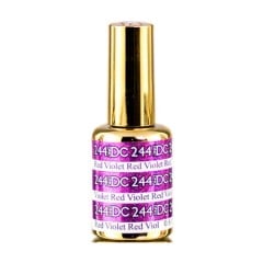 DND DC Gel #244 Red Violet Mermaid, 0.5 fl oz