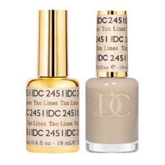 DC Pure Gel Polish Set #2451 Tan Lines, 0.5 fl oz