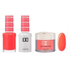 DND Dip Gel Polish Set #425 Terra Cotta, 3pc Bundle Trio