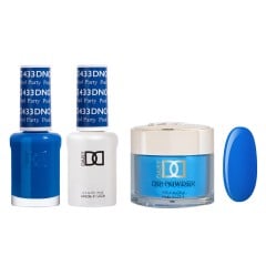DND Dip Gel Polish Set #433 Pool Party, 3pc Bundle Trio