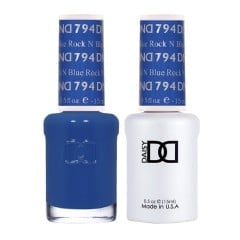 DND Gel Polish Set #794 Rock N Blue, 0.5 fl oz