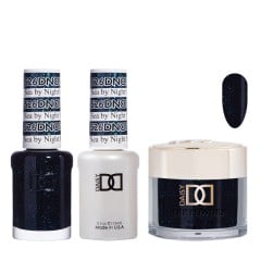 DND Dip Gel Polish Set #526 Sea by Night, 3pc Bundle Trio