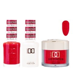 DND Dip Gel Polish Set #566 Red Rock, AZ, 3pc Bundle Trio