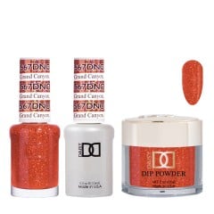 DND Dip Gel Polish Set #567 Grand Canyon, AZ, 3pc Bundle Trio
