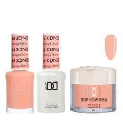 DND Dip Gel Polish Set #610 Orange Grove, 3pc Bundle Trio