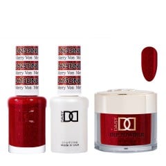 DND Dip Gel Polish Set #625 Merry Von, 3pc Bundle Trio