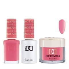 DND Dip Gel Polish Set #720 Gumball, 3pc Bundle Trio