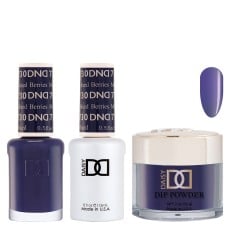 DND Dip Gel Polish Set #730 Mixed Berries, 3pc Bundle Trio