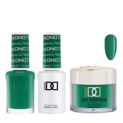 DND Dip Gel Polish Set #736 Watermelon, 3pc Bundle Trio