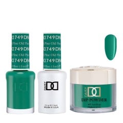 DND Dip Gel Polish Set #749 Old Pine, 3pc Bundle Trio