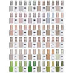 DND Gel Polish Set Retro Earth-Scape Collection #16, 36pc Bundle