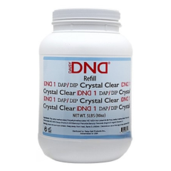 DND Crystal Clear #1 Dip Powder, 5lbs Value Size