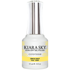 KiaraSky Gel Translucent Jelly #4005 Lemon Drop, 0.5 fl oz