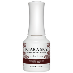 KiaraSky Riyalistic Maroon #545 Gel Polish