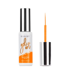 KiaraSky Gel Nail Art Striper Art Neon Orange, 0.25 fl oz