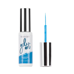 KiaraSky Gel Nail Art Striper Art Blue, 0.25 fl oz