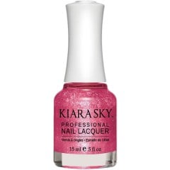 KiaraSky Nail Polish Pink Lipstick #422, 0.5 fl oz