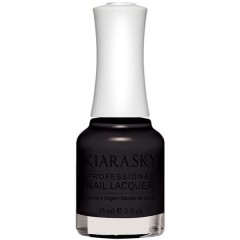 KiaraSky Nail Polish Black To Black #435, 0.5 fl oz