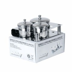 3-Piece Stainless Steel Powder & Liquid Set