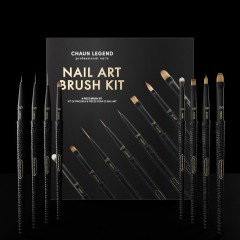 Chaun Legend Nail Art Brush Kit 8pcs
