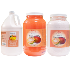 Liko Guava Mango Lotion, Scrub & Masque 3pc