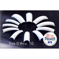 Lamour French Off White Nail Tips #9 Blue Label