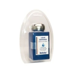 Frosted Glass Liquid Pump Blue