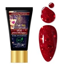HYBA HyGEL M08 Shiny Red Slippers - 30ml
