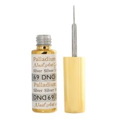 DND Nail Art Striper Palladium #69 Silver, 0.25 fl oz