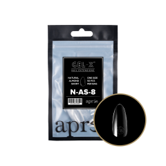 APRÉS  Natural Almond Short Size 8, Refill Tips