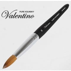 Valentino Kolinsky Black Wood Gold Ferrule Size #22