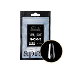APRÉS  Natural Coffin Medium Size 05, Refill Tips