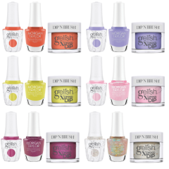 Gelish Gel Polish Dip Trio Now & Zen Collection, #553-#558 18pc Bundle