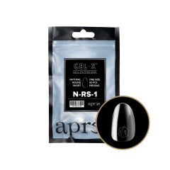 APRÉS  Natural Round Short Size 01, Refill Tips