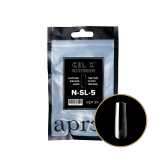 APRÉS  Natural Square Long Size 05, Refill Tips