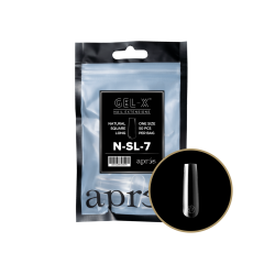 APRÉS  Natural Square Long Size 07, Refill Tips
