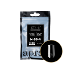 APRÉS  Natural Square Short Size 04, Refill Tips