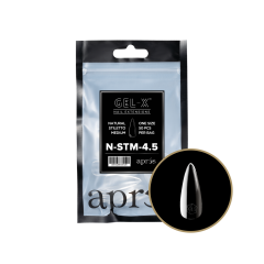 APRÉS  Natural Stiletto Medium Size 4.5, Refill Tips