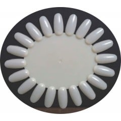 20-Tip Oval Polish Display 10 Displays Natural