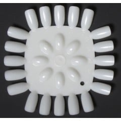 28-Tip Square Polish Display White