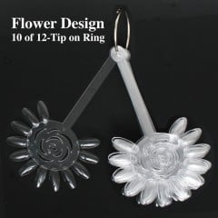 10 Flower Displays of 12 Tips in a Ring