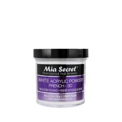 Mia Secret White Acrylic Powder, 4oz