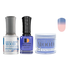 Lechat Dip, Gel, Polish Trio Breathtaking #51 Mood Change, 3pc Bundle