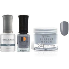 Lechat Dip, Gel, Polish Trio Fog City #143, 3pc Bundle