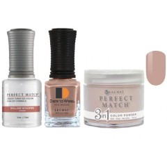 Lechat Dip, Gel, Polish Trio Willow Whisper #195, 3pc Bundle