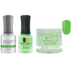 Lechat Dip, Gel, Polish Trio Extra Lime Please #256, 3pc Bundle