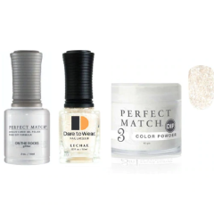 Lechat Dip, Gel, Polish Trio On The Rocks #259, 3pc Bundle