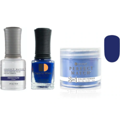 Lechat Dip, Gel, Polish Trio Indigo Flow #266, 3pc Bundle